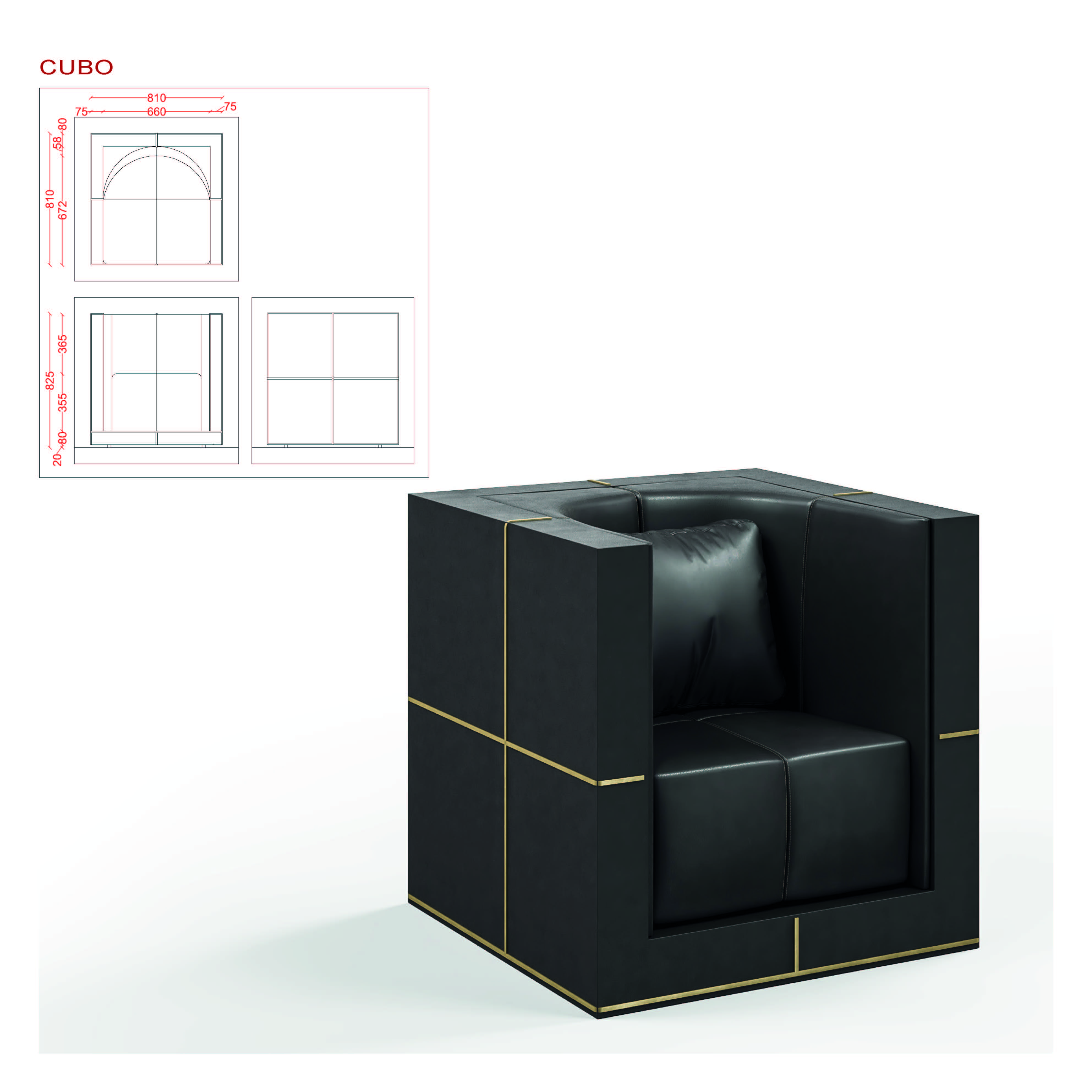 Cube Armchair n.1